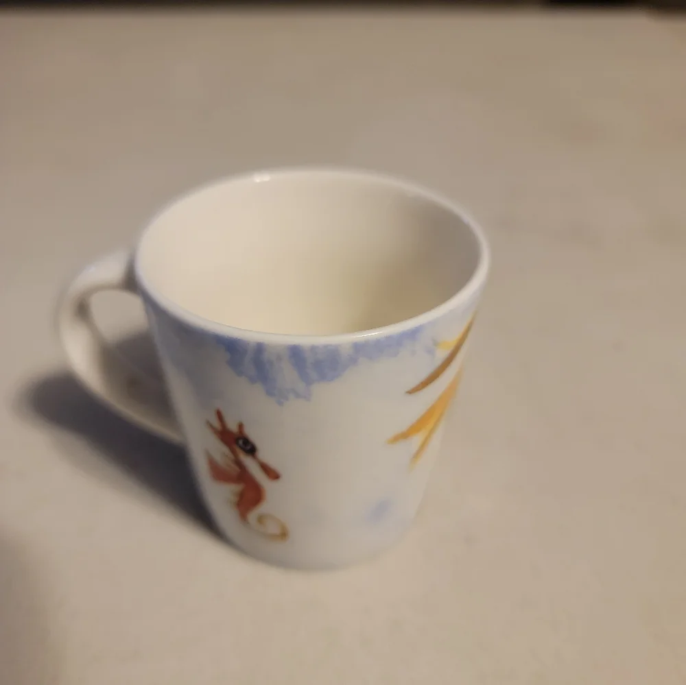 Starbucks 3 fl oz 2015 Mini Mug  Mermaid‎ Seahorse